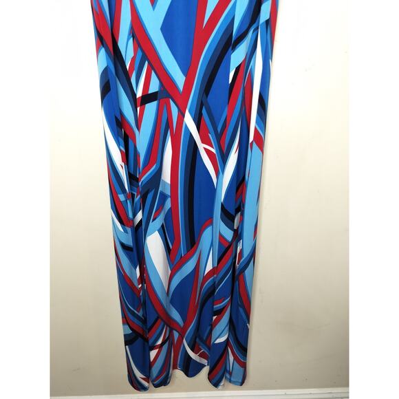 Susan Graver Maxi Dress Stretch Jersey Sleeveless - Picture 3 of 8